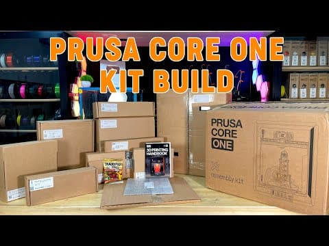Prusa Coreone Kit Live Build