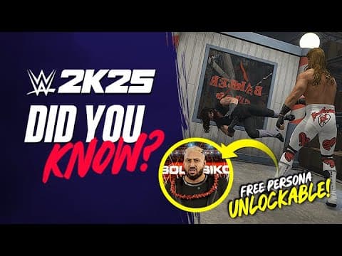 Wwe 2k25 Did You Know?: New Features, Secrets & Easter Eggs In Wwe 2k25! (episode 1)