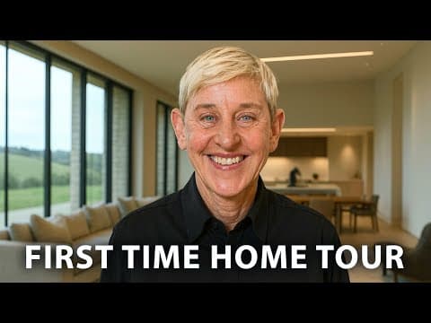 Ellen Degeneres Finally Shows Inside Her $30m Mansion