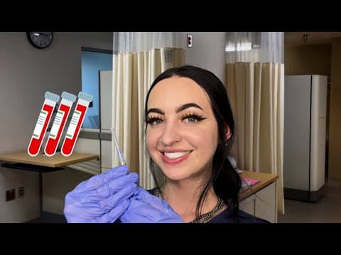 [asmr] Politely Drawing Your Blood Rp | Whispered