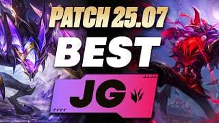 The Best Junglers For Season 15 On Patch 15.7 / 25.07! | All Ranks Tier List League Of Legends