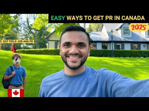 How To Get Pr In Canada For International Students 2025 || Best Fields To Get Pr || Mr Patel ||