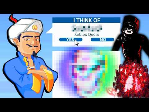 Can Akinator Guess Doors Floor 2 Monsters?!