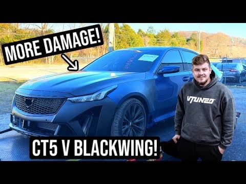 Preppings @vtuned ‘s Cadillac Ct5 V For A Professional Paint Job!