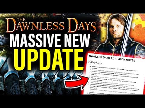 Dawnless Days: Lord Of The Rings Total War Got A Huge Update