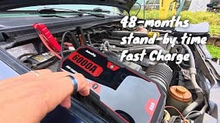 Jfegwo 6000a Jump Starter 65w Fast Charging Review