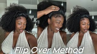 How To: Do A Curly Flip-over Using A Half Wig In Under 3 Minutes
