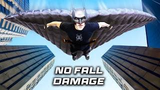 Real Flying Batman Cape! - No Fall Damage