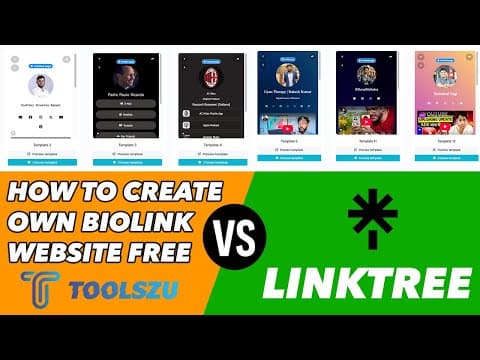 Create Your Own Biolink Website For Free | Toolszu Creator Vs Linktree (pricing, Features)