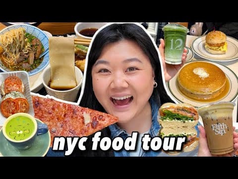 What To Eat In New York City! Nyc Food Tour Part 2 (noodles, Pizza, Matcha, Halal Cart & More)