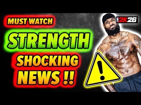 Shocking News For Strength