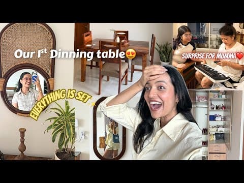 Got Done With Our Furniture Shopping❤️✨🥹our 1st Dinning Table🫶🏻surprise Gift For Mumma🦥✨||yr||