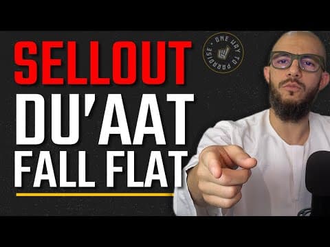 Sellout Du'aat Fall Flat | Clip | Abu Mussab Wajdi Akkari