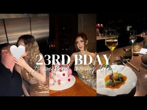 My 23rd Birthday Vlog! Girls Dinner, Date, Etc!