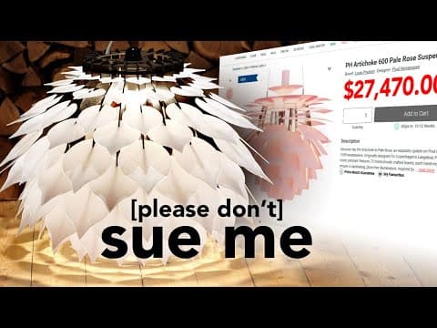 I Recreated A $27,470 Designer Lamp (free Plans—please Don’t Sue Me)