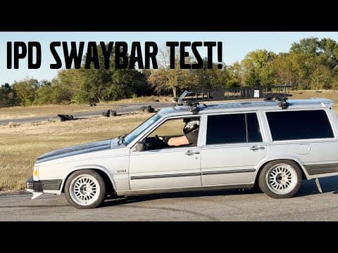 Volvo 740 Ipd 25mm Swaybar Upgrade Before And After: (lap Time Comparison + Drifting Test)