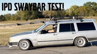 Volvo 740 Ipd 25mm Swaybar Upgrade Before And After: (lap Time Comparison + Drifting Test)