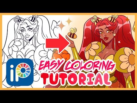 How To Make Simple Coloring Look Interesting || Tutorial