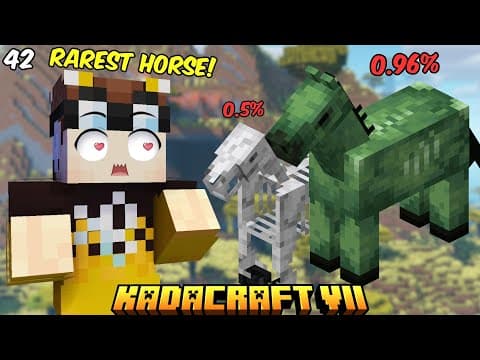 Kadacraft 7 | Nakuha Ko Na Ang Pinaka Rare  Horse Sa Kadacraft!