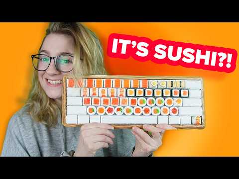 I Made A Keyboard Out Of Sushi!?