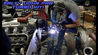 Hank Gets Gangster Turbo Kit!!! Salty John Fab