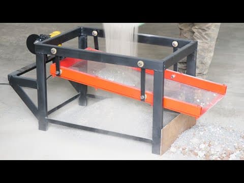 How To Make Simple Diy Drill Powered Sand Sieving Machine | Diy Sand Screen Machine | Diy Machine
