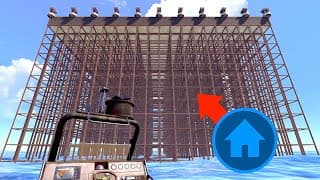 I Built The Biggest Solo Water Base You Will Ever See!