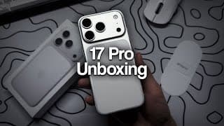 Iphone 17 Pro Silver Unboxing + How I Customize Ios 26