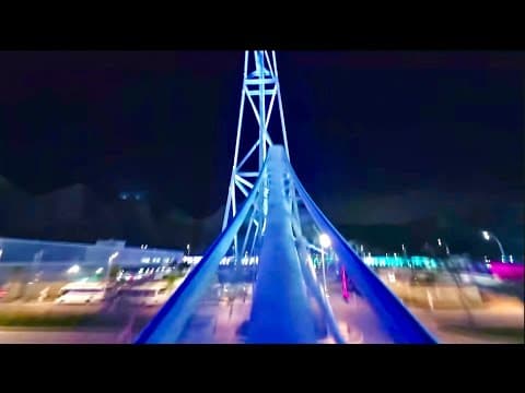 Falcons Flight Pov, Night-time Tallest/fastest/ Longest Roller Coaster Grand Opening Fireworks