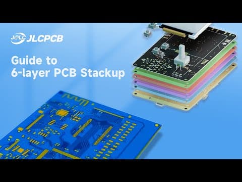 How To Design A 6-layer Pcb Stackup For Best Performance  #jlcpcb #pcbdesign #stackup