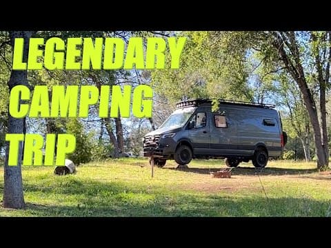 Van Trip To Our New Favorite Campsite - Finnon Lake, Ca