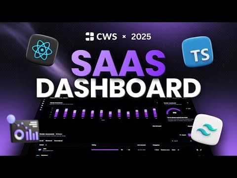 Build A Saas Admin Dashboard With React, Shadcn Ui & Typescript
