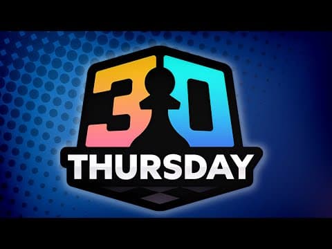 Playing The World's Best Chess Players In 3-0 Thursday!