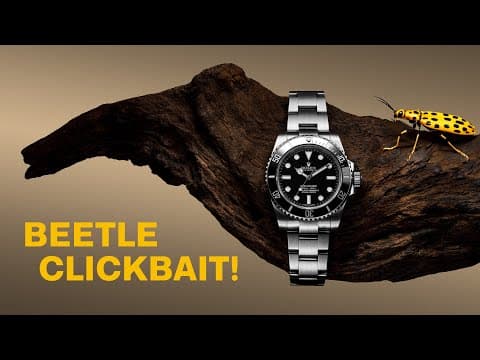 How To Create An Advertising Quality Watch Photo (the Beetle Is Just Clickbait)