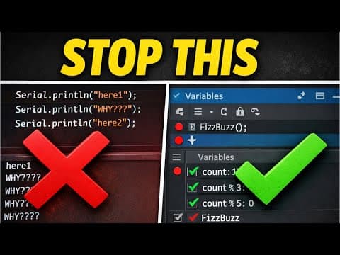Stop Using Printf() - Debug Esp32 The Right Way