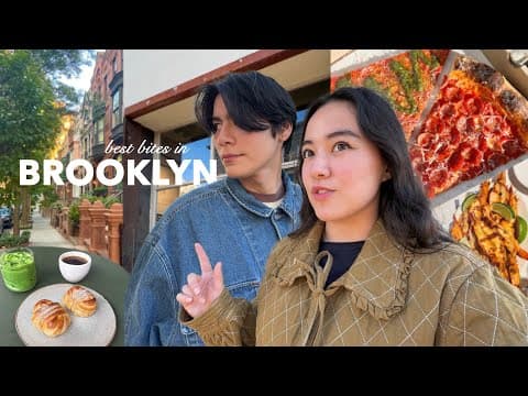 EATING OUR WAY THROUGH BROOKLYN NYC for 24 HOURS