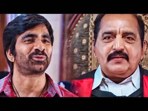 ये आदमी Ravi Teja को कह रहा है उड़ता तीर लिया है कहीं ना कहीं तो लगेगा | Nela Ticket फिल्म का सीन