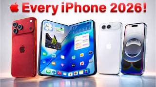 2026 Iphone Lineup Leaked - Foldable Display, New Cameras & New Batteries