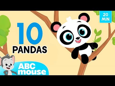 Kids Counting Song With Cute Pandas! πΌ | Numbers 1-10 + More Fun | Abcmouse For Kids πΌπΆπ