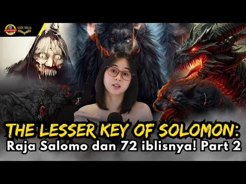 Salomo Dan 72 Iblisnya! (lesser Key Of Solomon) Part 2