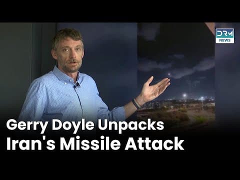 Reuter's Journalist: Gerry Doyle Unpacks Iran’s Missile Attack On Israel | Drm Intrigue | Ac1v