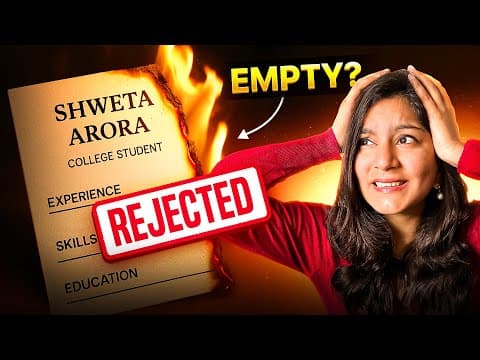 Freshers Resume Template: What To Write In Resume With No Experience