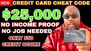 These New Credit Cards Approves 550 Scores For $25,000 Limits! (no Annual Fee)