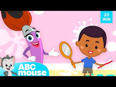 π¨ Violet Helps Joey Get Ready! | Morning Routine For Kids + More | Abcmouse πͺ₯π§Όπ»
