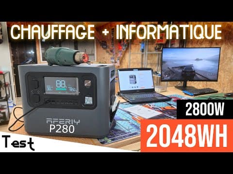 "test" La Station D'énergie Parfaite Pour Un Camping-car 🚙 "aferiy P280"