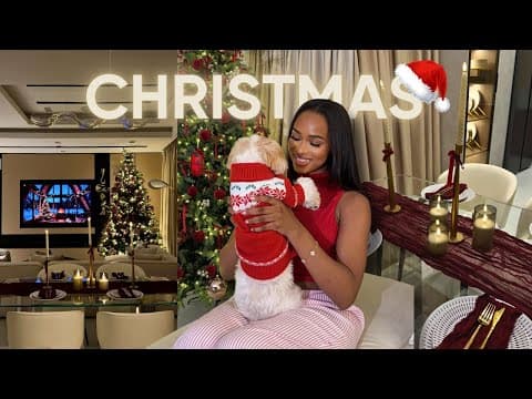 Decorating My New Home For Christmas | Tree, Garland, Dining Table, & Cozy Holiday Decor | Giveaway