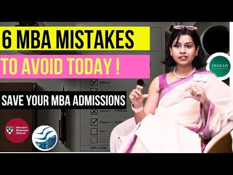 Do Not Apply For Mba Without Watching This.