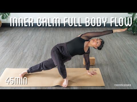 Inner Calm Full Body Morning Yoga Flow | Mountain Meditation And Yoga | 45min