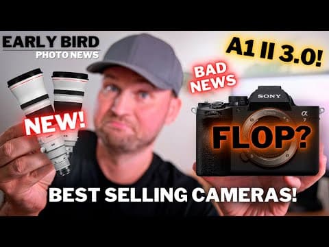 Canon's Big Lens Plans | Nikon's Bad News | Sony's Flop Or Game Changer? | Rf Third Party Lenses!